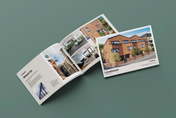 Example of print marketing for property developer and estate agents
